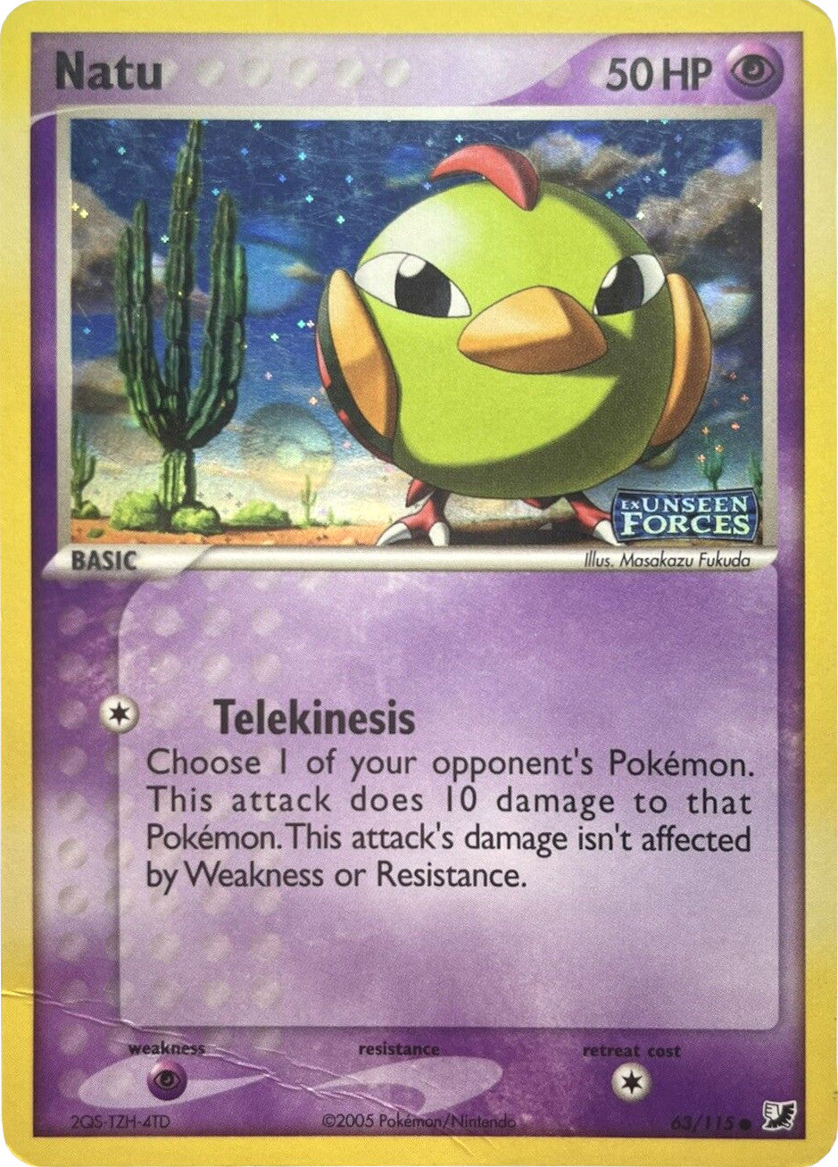 Natu (63/115) (Stamped) [EX: Unseen Forces] | Total Play