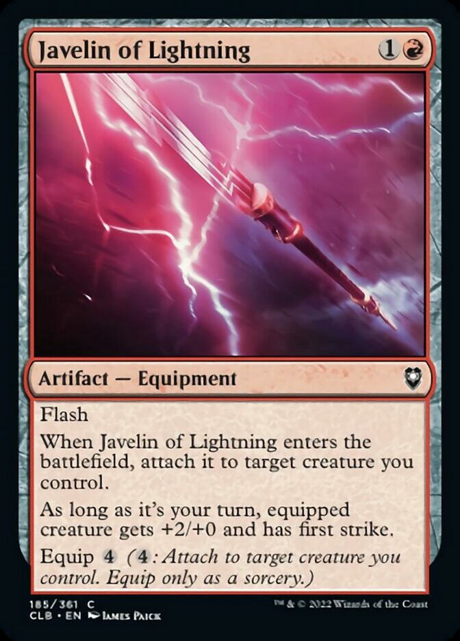 Javelin of Lightning [Commander Legends: Battle for Baldur's Gate] | Total Play