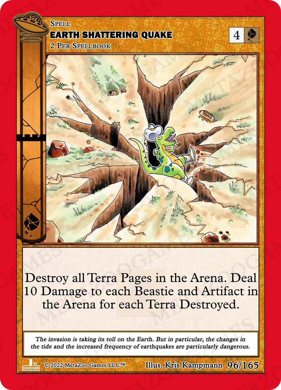 Earth Shattering Quake [Cryptid Nation: UFO First Edition] | Total Play