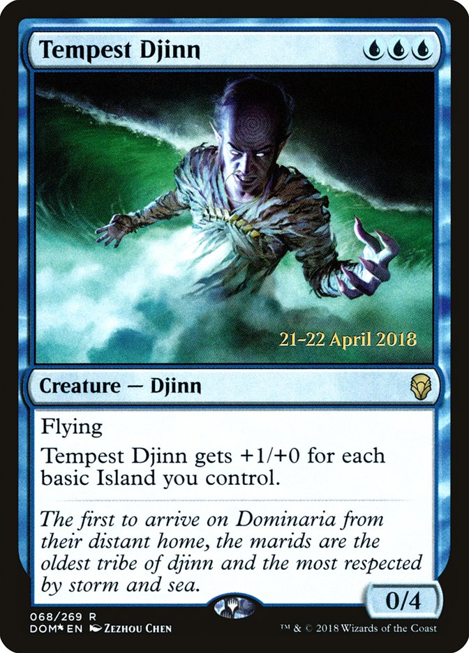 Tempest Djinn [Dominaria Prerelease Promos] | Total Play