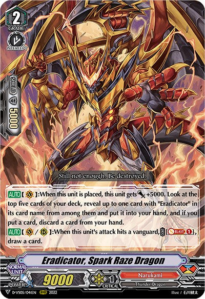 Eradicator, Spark Raze Dragon (D-VS05/041EN) [V Clan Collection Vol.5] | Total Play