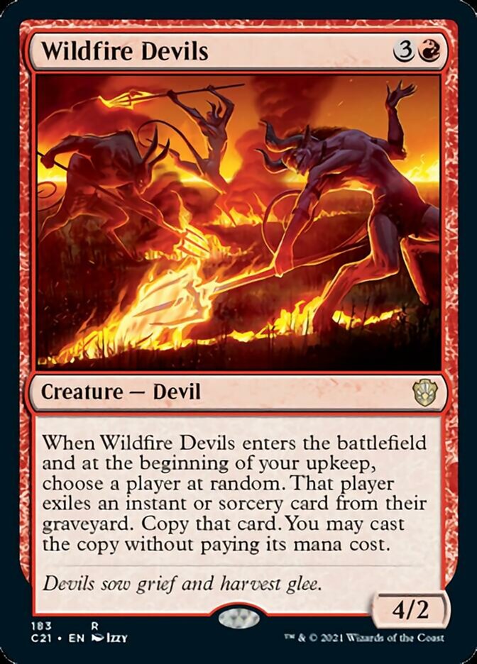 Wildfire Devils [Commander 2021] | Total Play