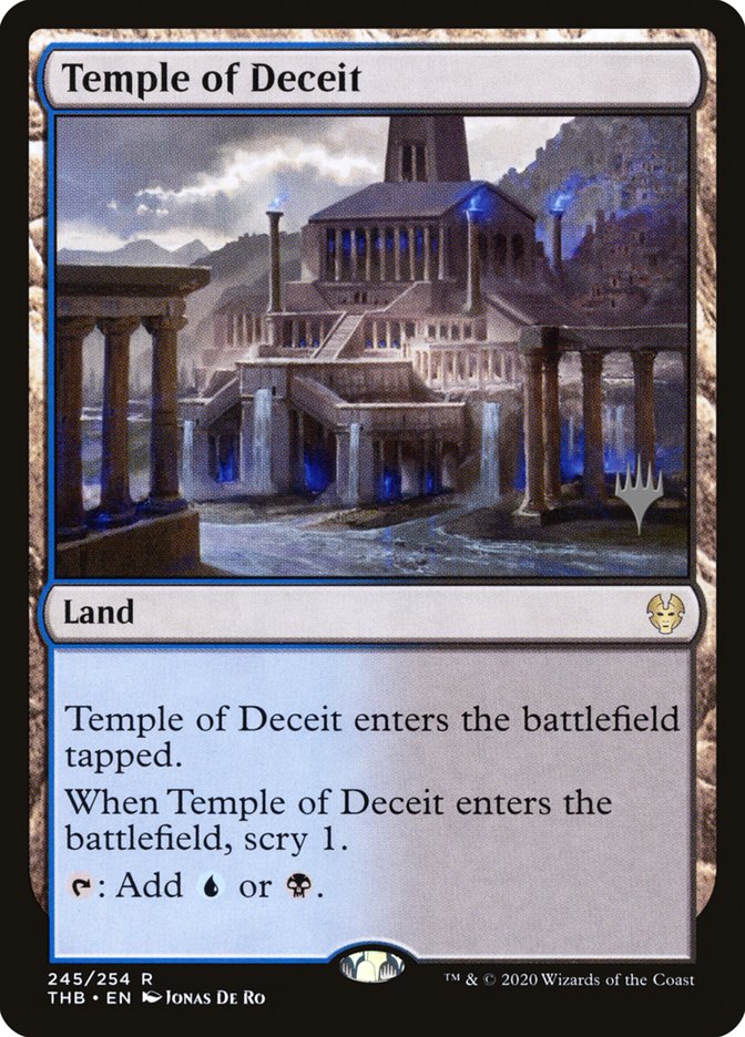 Temple of Deceit (Promo Pack) [Theros Beyond Death Promos] | Total Play