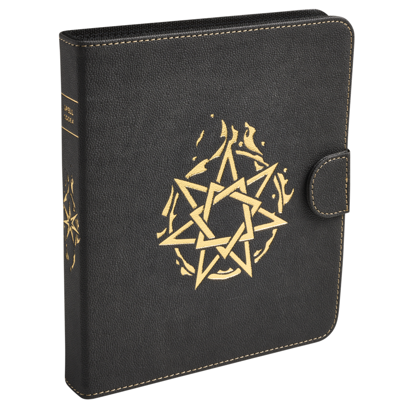Dragon Shield: Spell Codex - Black (160 Slots) | Total Play
