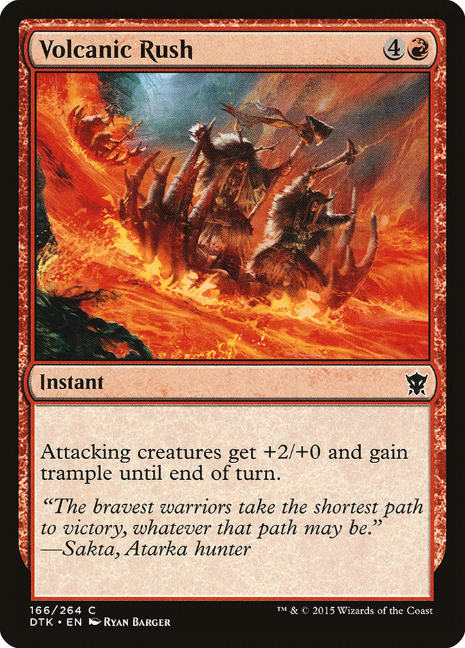 Volcanic Rush [Dragons of Tarkir] | Total Play