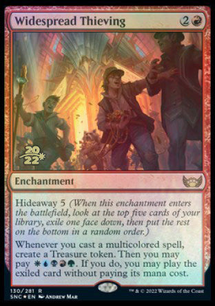 Widespread Thieving [Streets of New Capenna Prerelease Promos] | Total Play