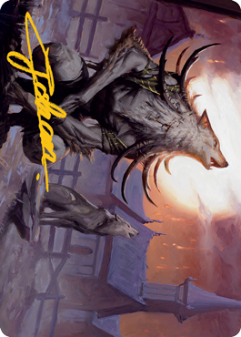 Lord of the Ulvenwald Art Card (Gold-Stamped Signature) [Innistrad: Midnight Hunt Art Series] | Total Play