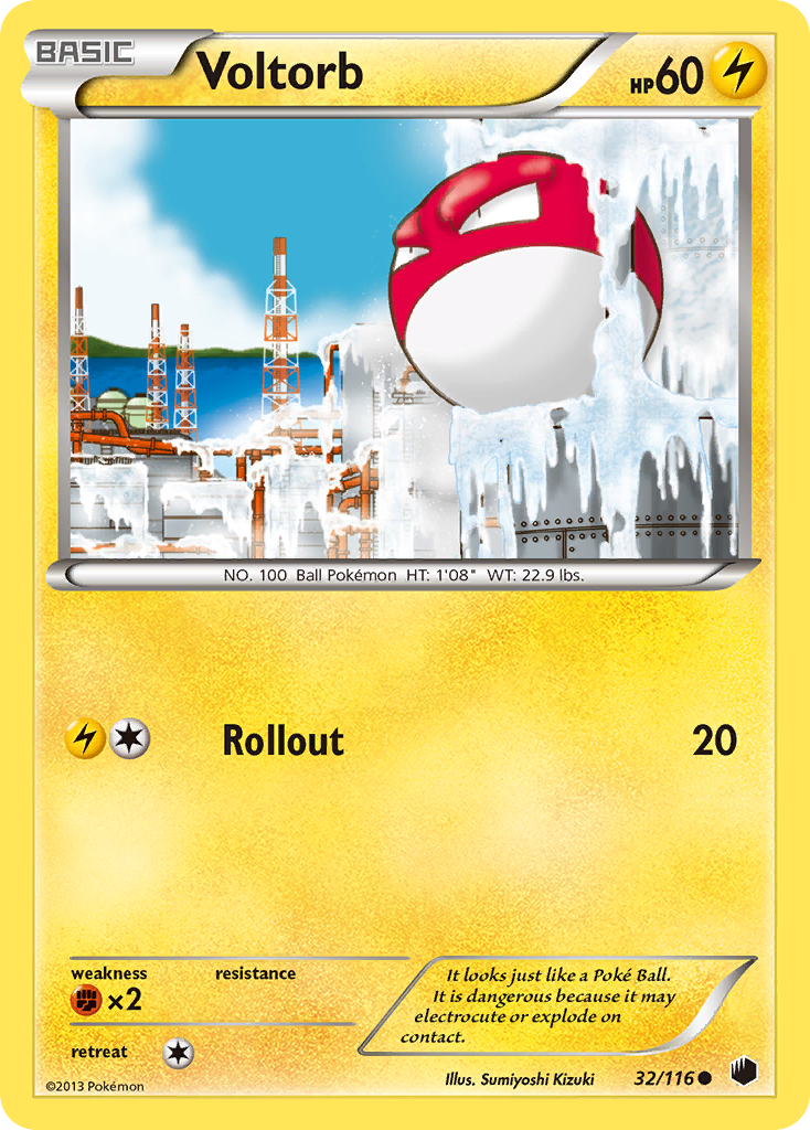 Voltorb (32/116) [Black & White: Plasma Freeze] | Total Play