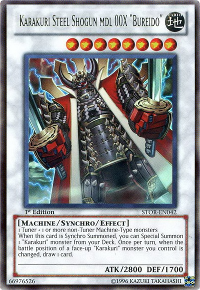 Karakuri Steel Shogun mdl 00X "Bureido" [STOR-EN042] Ultra Rare | Total Play