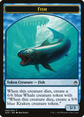 Fish // Kraken Double-Sided Token [Masters 25 Tokens] | Total Play