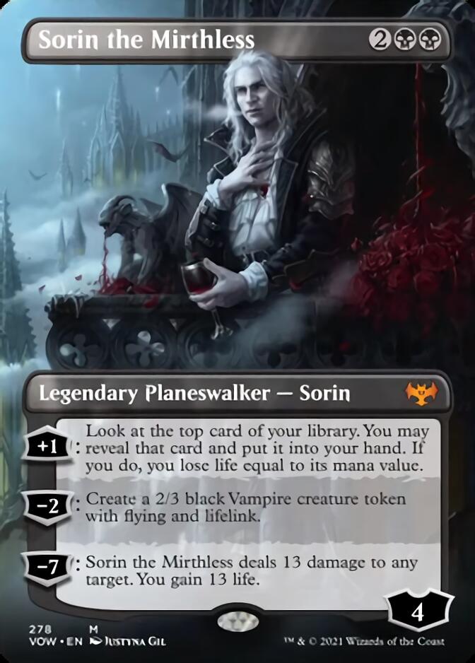 Sorin the Mirthless (Borderless) [Innistrad: Crimson Vow] | Total Play