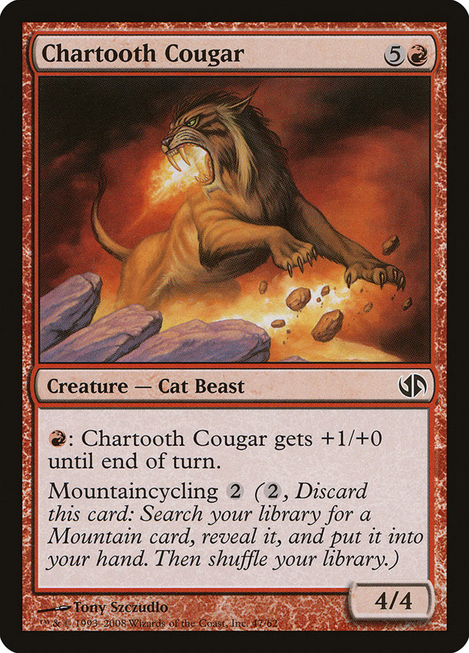 Chartooth Cougar [Duel Decks: Jace vs. Chandra] | Total Play