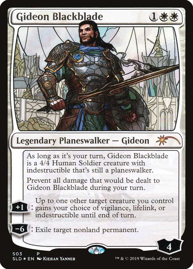 Gideon Blackblade (Stained Glass) [Secret Lair Drop Promos] | Total Play
