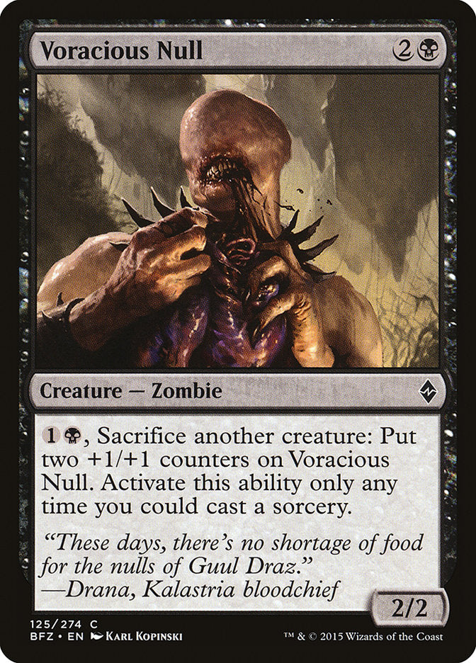 Voracious Null [Battle for Zendikar] | Total Play