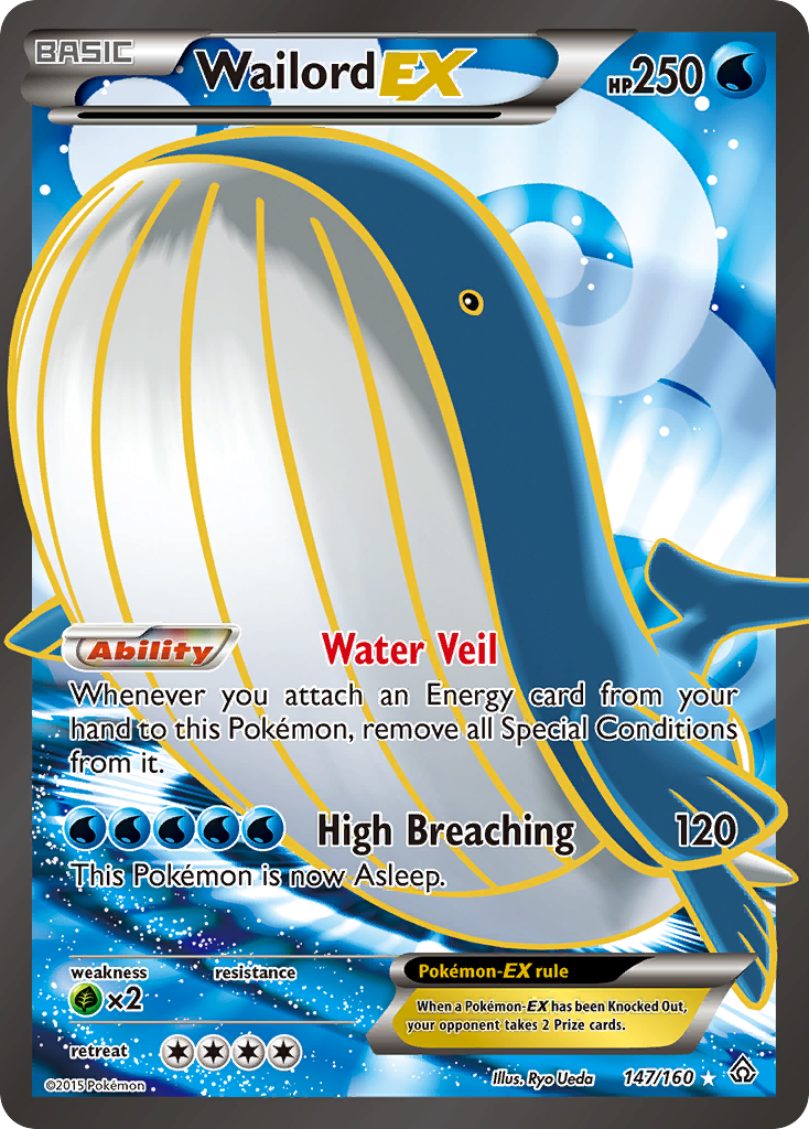 Wailord EX (147/160) [XY: Primal Clash] | Total Play