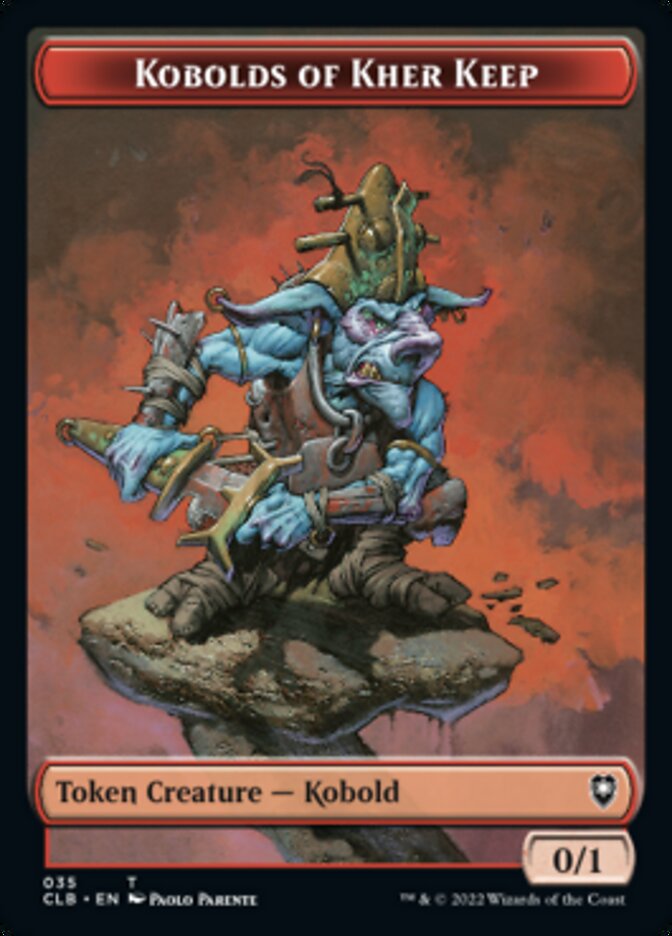 Kobolds of Kher Keep // Treasure Double-Sided Token [Commander Legends: Battle for Baldur's Gate Tokens] | Total Play