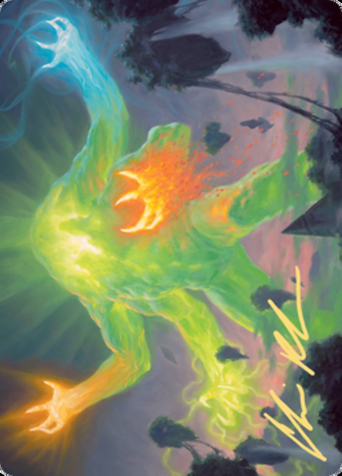 Omnath, Locus of Creation Art Card (Gold-Stamped Signature) [Zendikar Rising Art Series] | Total Play