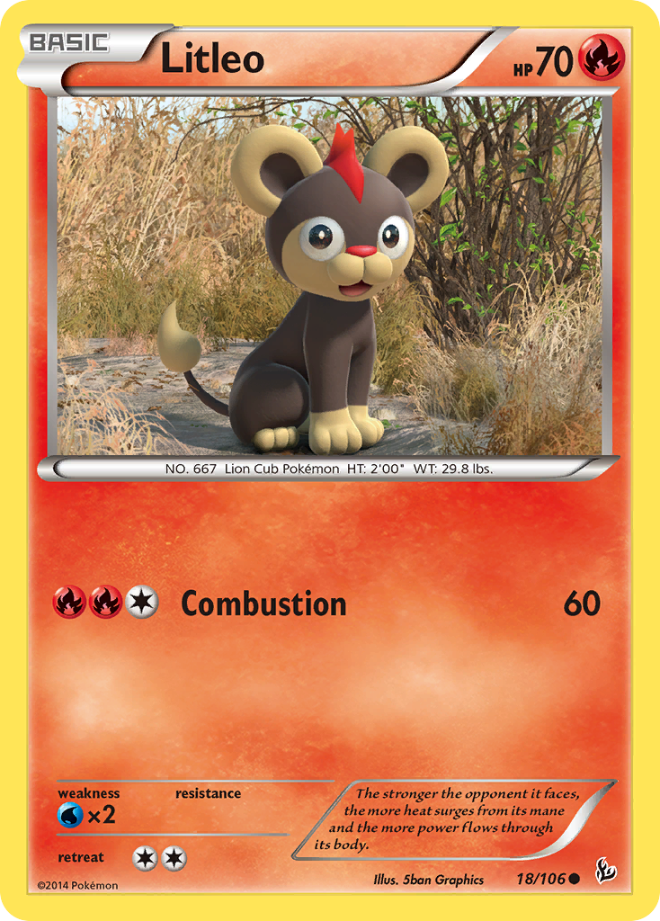 Litleo (18/106) [XY: Flashfire] | Total Play