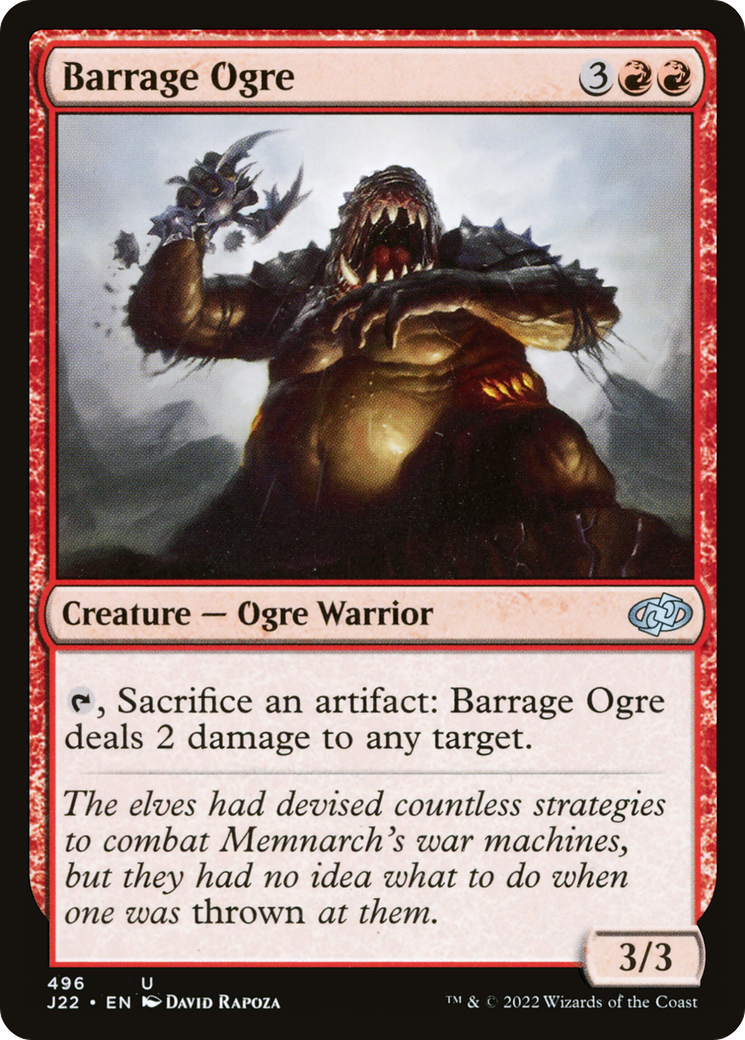 Barrage Ogre [Jumpstart 2022] | Total Play