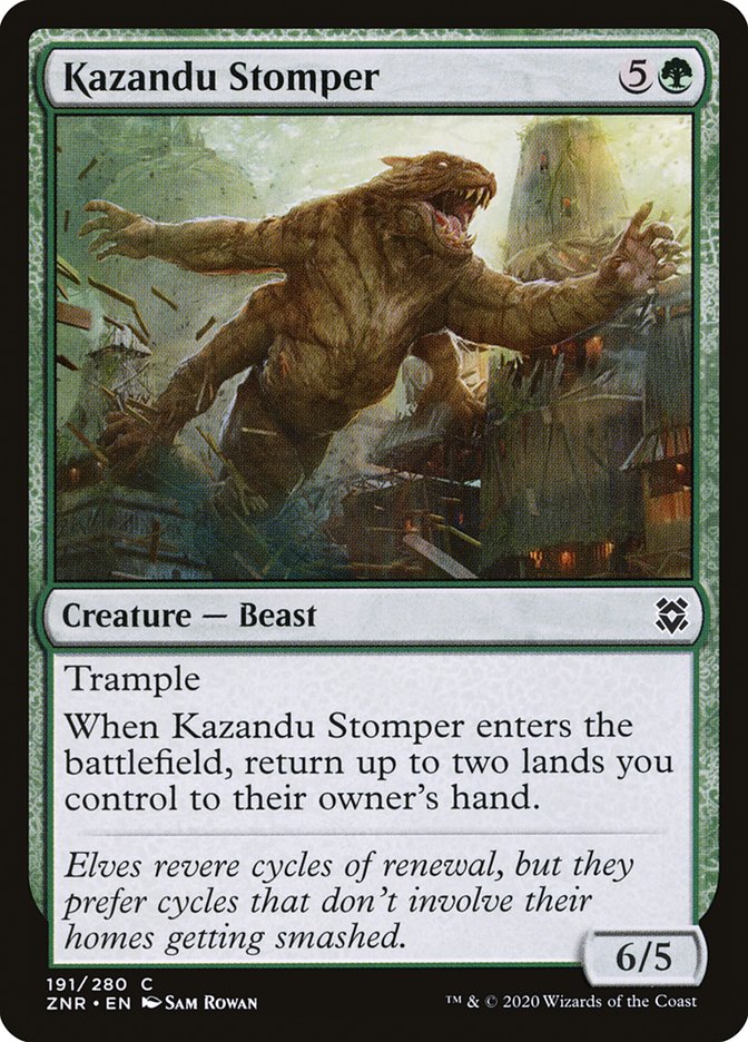 Kazandu Stomper [Zendikar Rising] | Total Play