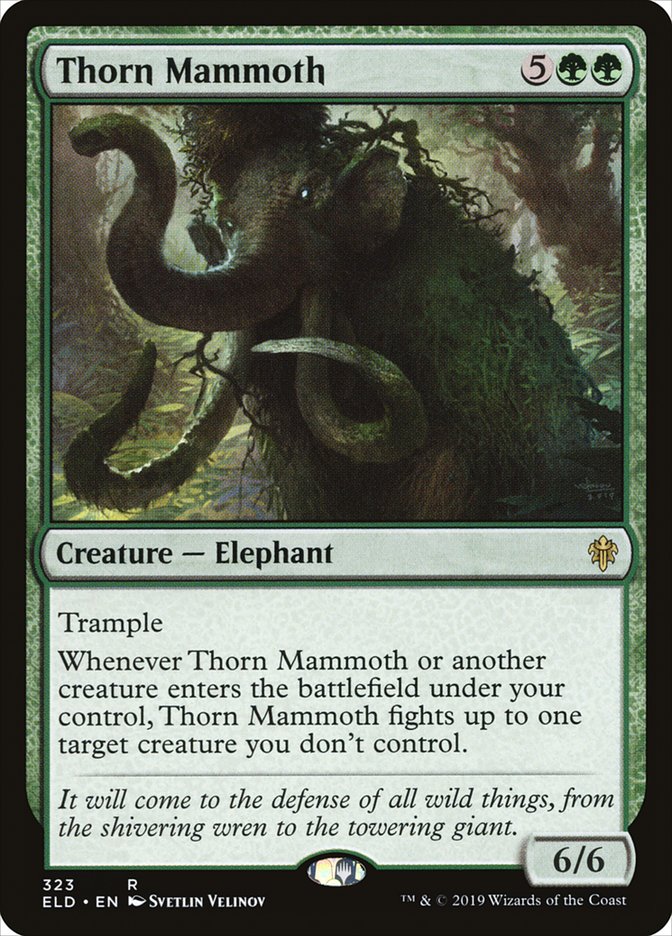 Thorn Mammoth [Throne of Eldraine] | Total Play