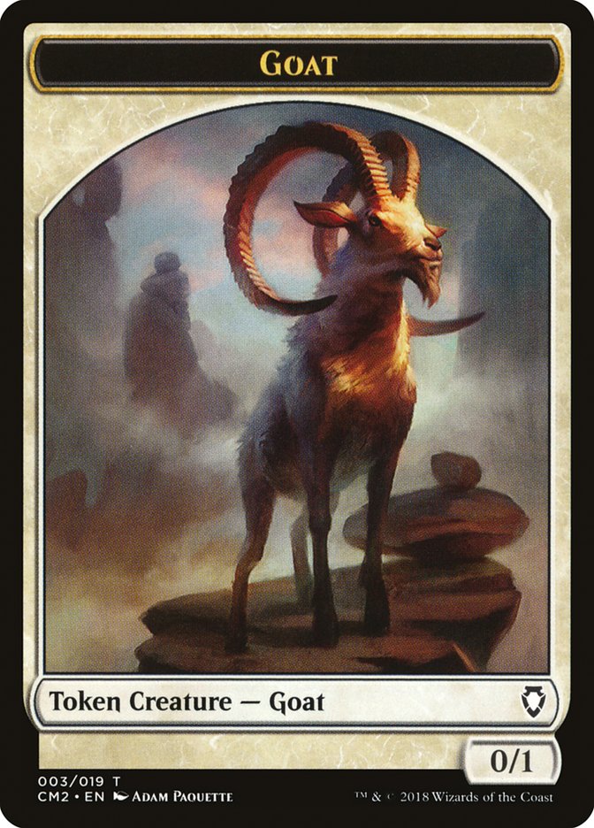 Goat Token [Commander Anthology Volume II Tokens] | Total Play