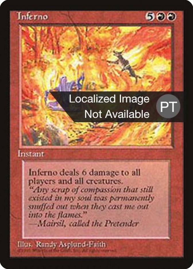 Inferno [Fourth Edition (Foreign Black Border)] | Total Play