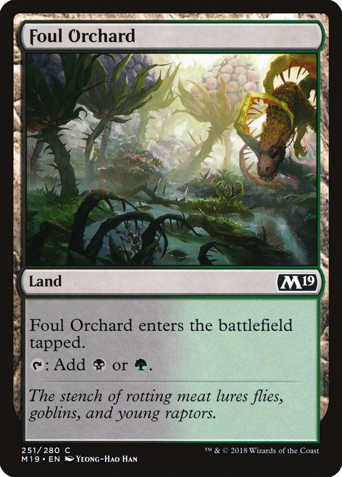 Foul Orchard [Core Set 2019] | Total Play