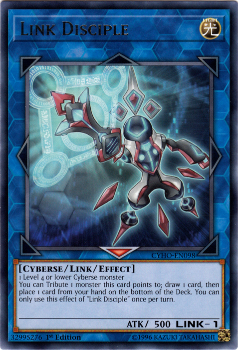 Link Disciple [CYHO-EN098] Rare | Total Play