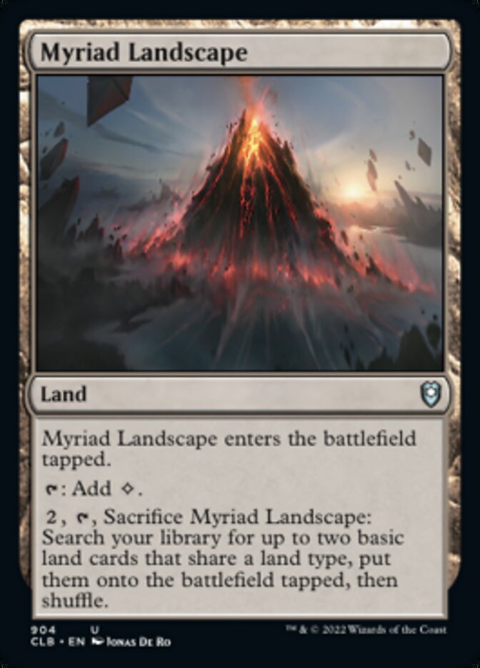 Myriad Landscape [Commander Legends: Battle for Baldur's Gate] | Total Play