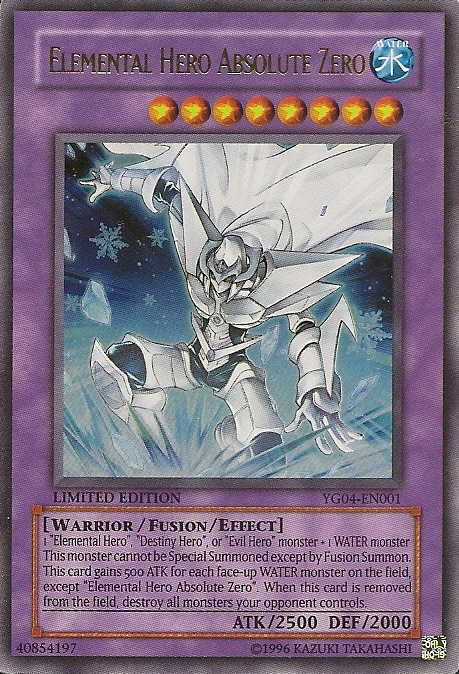 Elemental Hero Absolute Zero [YG04-EN001] Ultra Rare | Total Play