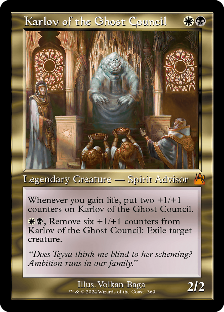 Karlov of the Ghost Council (Retro Frame) [Ravnica Remastered] | Total Play