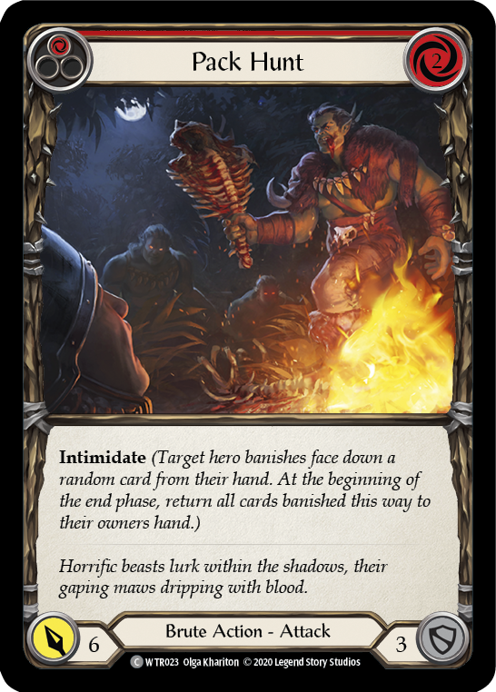 Pack Hunt (Red) [U-WTR023] (Welcome to Rathe Unlimited)  Unlimited Rainbow Foil | Total Play