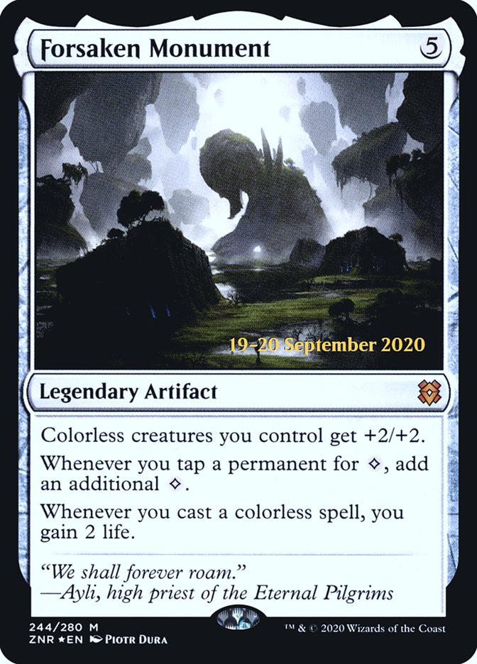 Forsaken Monument [Zendikar Rising Prerelease Promos] | Total Play