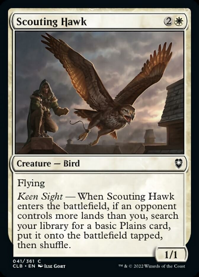 Scouting Hawk [Commander Legends: Battle for Baldur's Gate] | Total Play