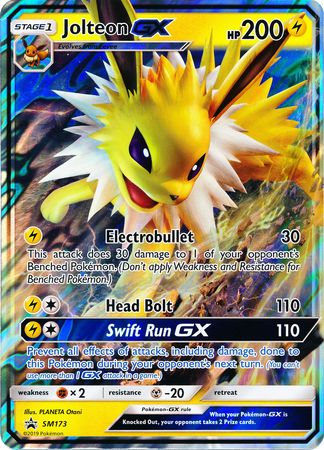 Jolteon GX (SM173) (Jumbo Card) [Sun & Moon: Black Star Promos] | Total Play