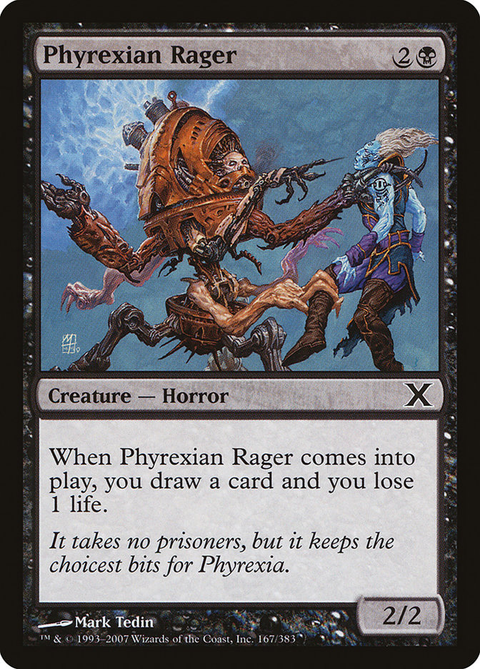 Phyrexian Rager [Tenth Edition] | Total Play