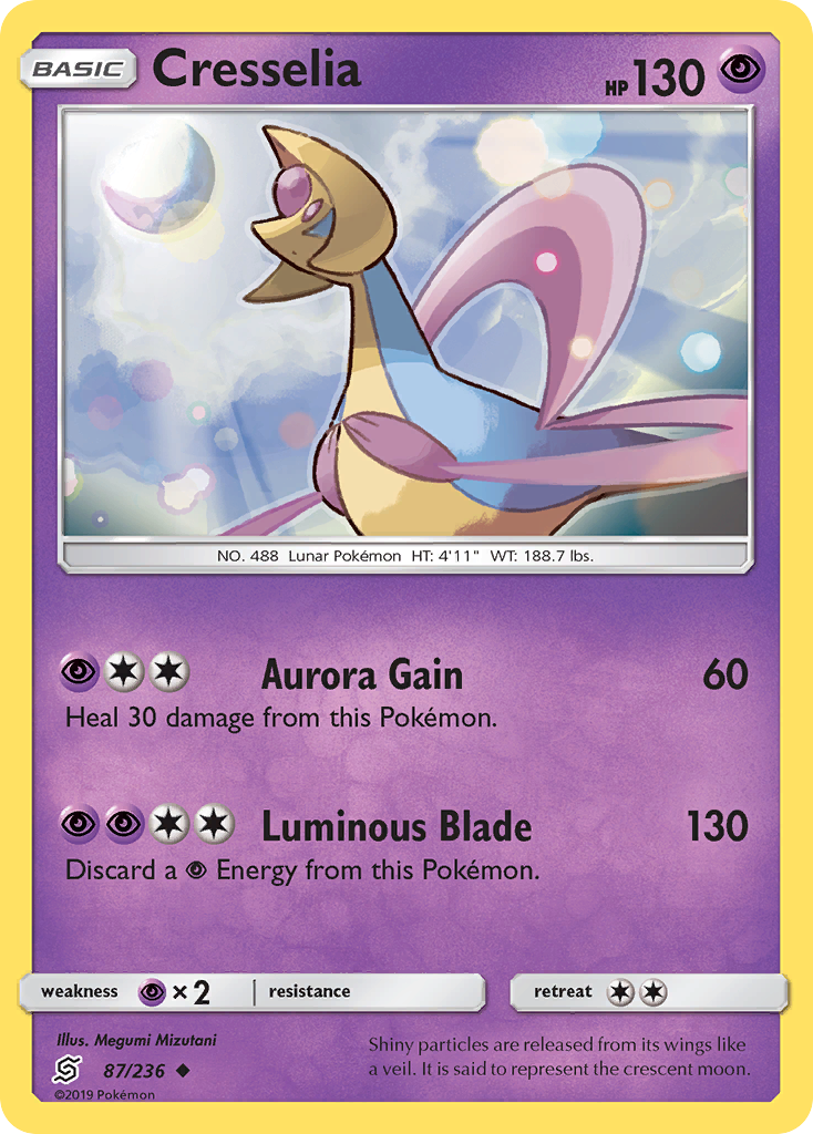 Cresselia (87/236) [Sun & Moon: Unified Minds] | Total Play