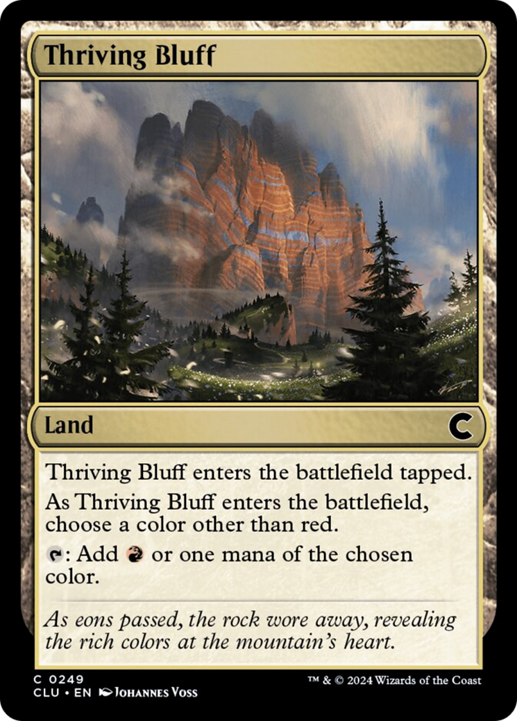 Thriving Bluff [Ravnica: Clue Edition] | Total Play