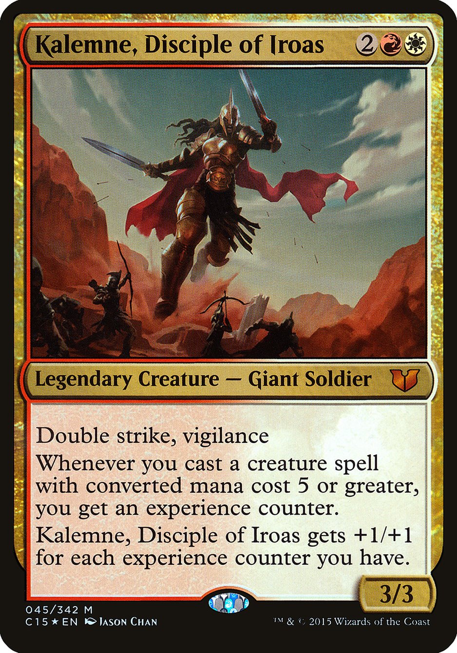 Kalemne, Disciple of Iroas (Oversized) [Commander 2015 Oversized] | Total Play