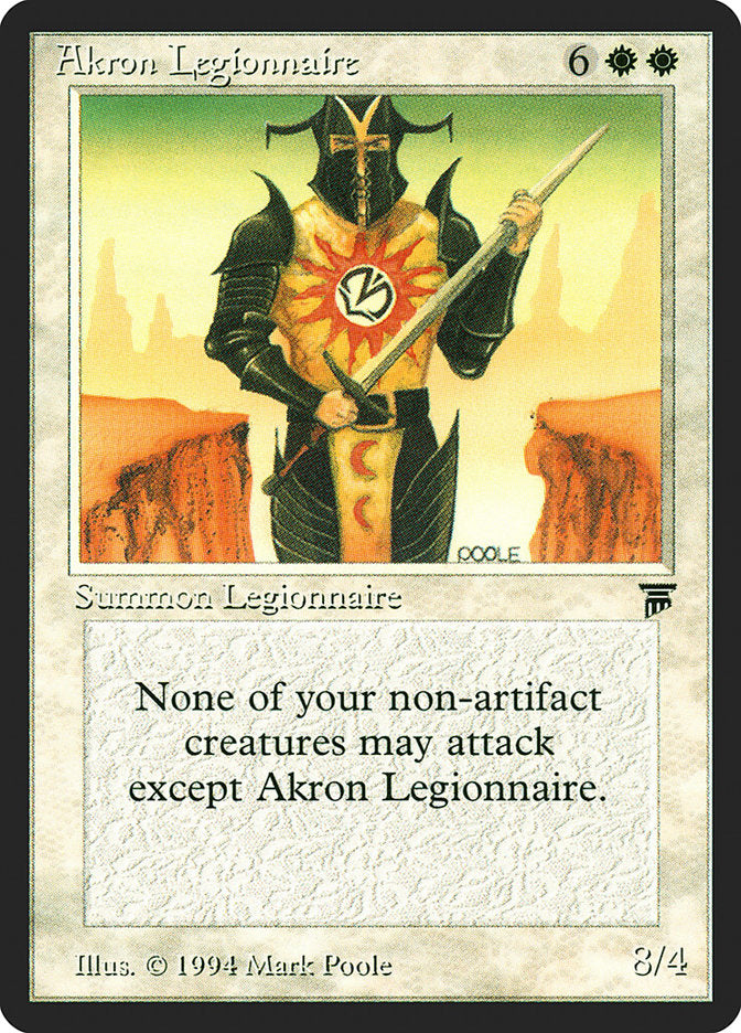 Akron Legionnaire [Legends] | Total Play