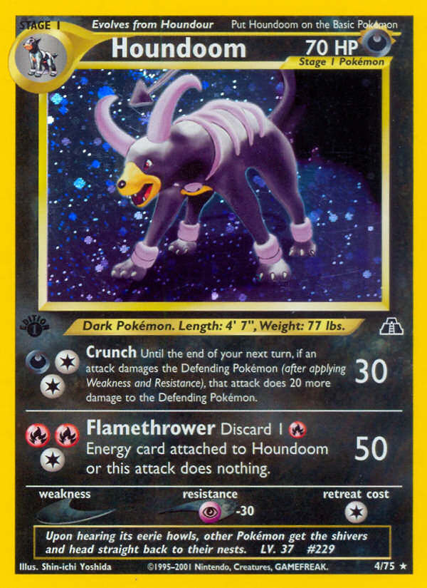 Houndoom (4/75) [Neo Discovery 1st Edition] | Total Play