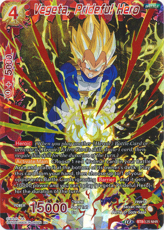 Vegeta, Prideful Hero (BT8-125) [Malicious Machinations] | Total Play