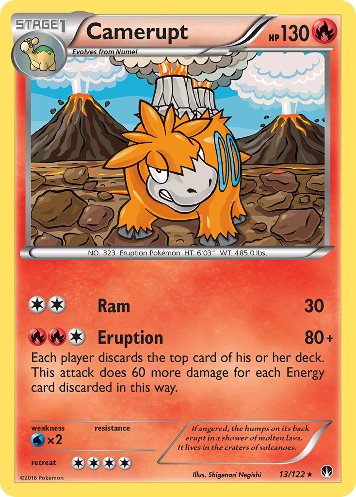 Camerupt (13/122) [XY: BREAKpoint] | Total Play