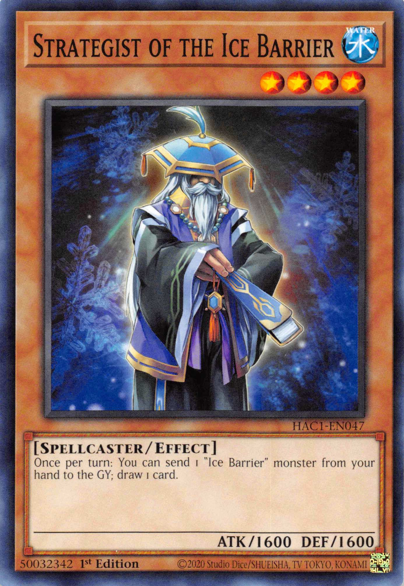 Strategist of the Ice Barrier (Duel Terminal) [HAC1-EN047] Parallel Rare | Total Play