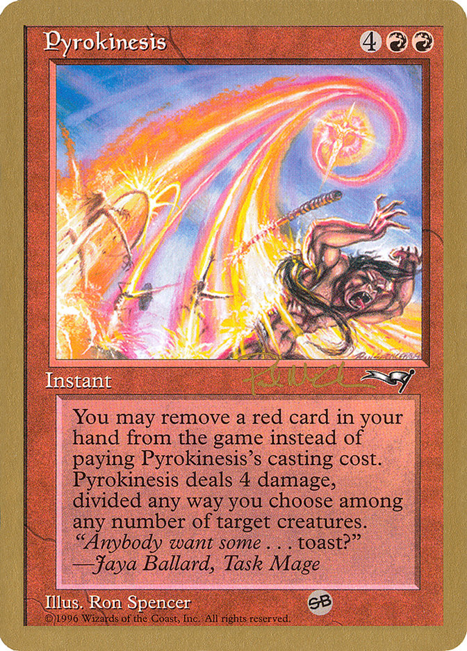 Pyrokinesis (Paul McCabe) (SB) [World Championship Decks 1997] | Total Play