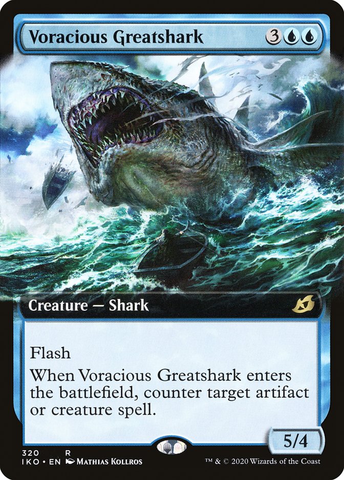 Voracious Greatshark (Extended Art) [Ikoria: Lair of Behemoths] | Total Play