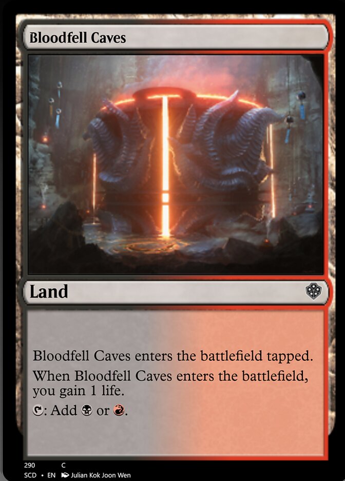 Bloodfell Caves [Starter Commander Decks] | Total Play