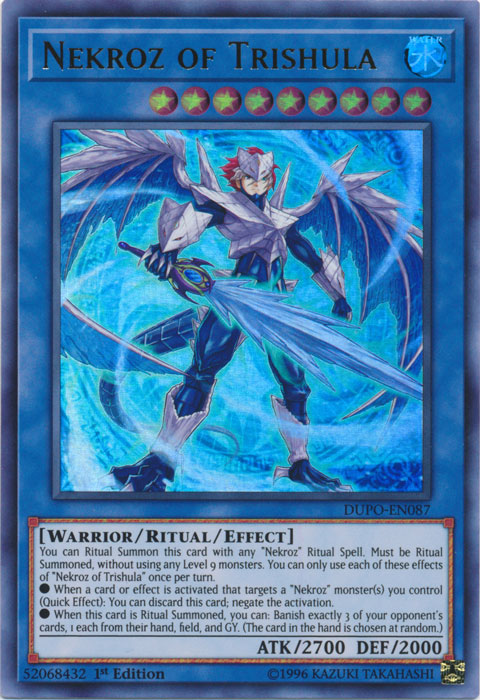 Nekroz of Trishula [DUPO-EN087] Ultra Rare | Total Play