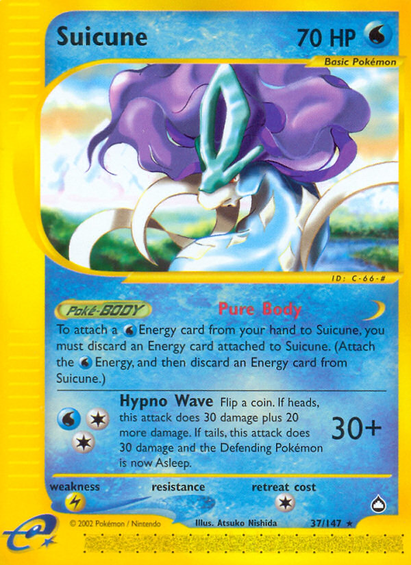 Suicune (37/147) [Aquapolis] | Total Play